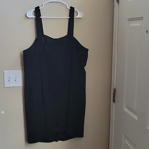 Shein 4x (fits like 2x) Black Corduroy Dress - Picture 4 of 4